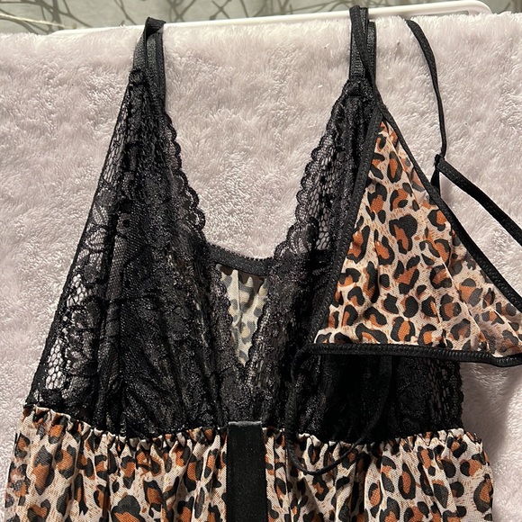 Super cute cheetah teddy w/matching g string - Picture 2 of 2